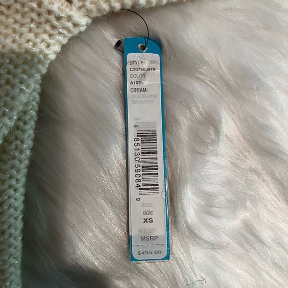 NEW Alice + Olivia Wool Cashmere Classic Timeless Layering Cardigan Sweater NWT - Picture 14 of 16